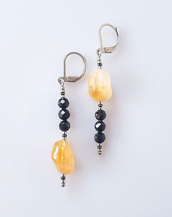 Kolczyki  z Cytrynem i Turmalinem, Mitsu