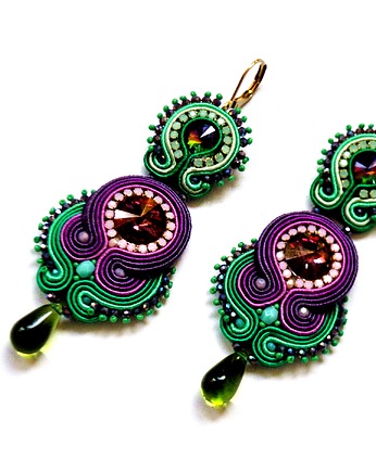 Sutaszowe kolczyki AUREL, Sylwia Żak