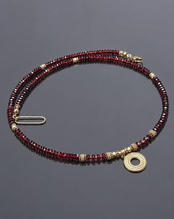 Granaty choker vol. 20 /22.10.26/- Szlachetna kolekcja, KiKa pracownia