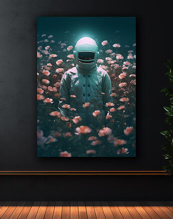 Sztuczna natura - Plakat - Druk - Abstrakcja, Surrealizm, Loft #4, Black Sapphire Art