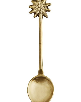 Łyżeczka do cukru Palma złota 11cm, OKAZJE - Prezent na Parapetówkę