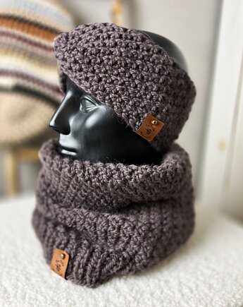 Komplet wełniany wełna 100%, NoToCo handmade