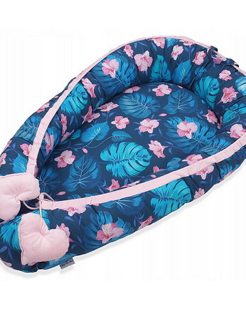 Kokon Niemowlęcy Velvet - Petunie  Light Pink, Baby Love Decor
