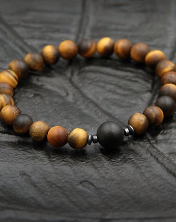 Czarny BURSZTYN, tygrysie oko BLACK AMBER, kaktusia