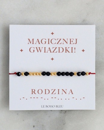 RODZINA w alfabecie Morse'a - Magicznej Gwiazdki!, Le Boho Bleu