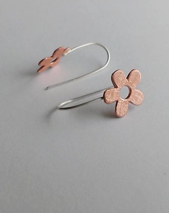 Kolczyki srebrne KWIAT, Katarzyna Kaminska ART