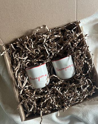 Zestaw prezentowy 2 kubki na espresso BUONGIORNO, Soul Label