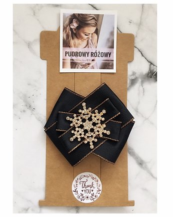 Biżuteryjna spinka do włosów New, Pudrowy Różowy
