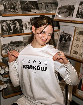 Koszulka biała "Cześć Kraków", Galeria LueLue