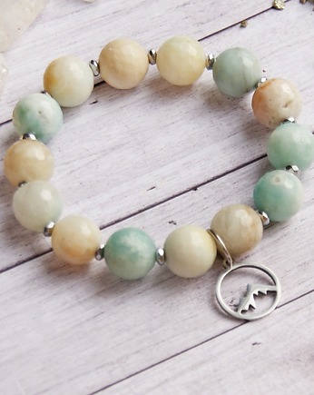 Dla miłośniczki gór : amazonit, stal, kaktusia