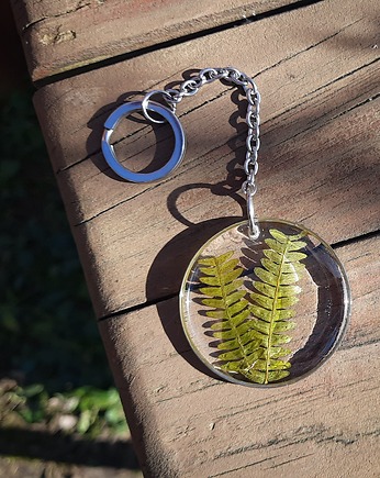 Breloczek z paprocią, Figa handmade accessories