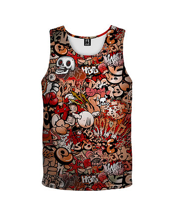 Bokserka Top Boy DR.CROW Graffiti Skull, DrCrow