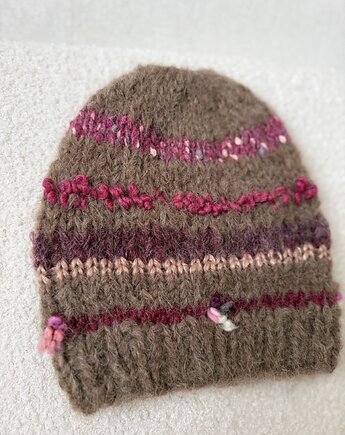 Brązowa alpaka, SZYSZKA sztrykuje