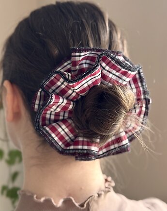 Scrunchie Falbana Paski, wu handmade