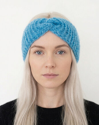 Opaska moherowa niebieska, OTULIBABKI