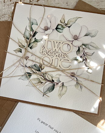 Kartka ślubna wedding card 2bocome1, sorte