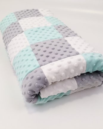 Kocyk MinkyLove S z wypełnieniem, Nessy Patchwork