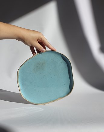 Duży talerz ceramiczny - Blueberry, Clay Kolektyw