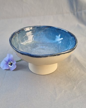 Miseczka na nóżce / mini patera na przekąski, krusz art