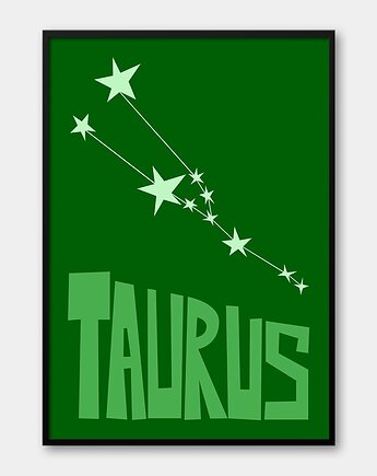 Plakat BYK - TAURUS Znaki Zodiaku Gwiazdozbiór, Pracownia Och Art