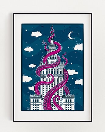 Plakat - Pałac Kultury i Nauki w Warszawie, Cup of Layna