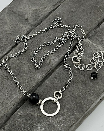 Czarny turmalin - naszyjnik, RayOfArt