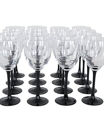 Komplet kieliszków do wina, duński design, lata 70, produkcja: Dania, Przetwory design