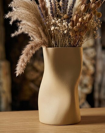 Wazon Tomasz - stylowa dekoracja na suszone kwiaty, personalizacja koloru, olloostudio