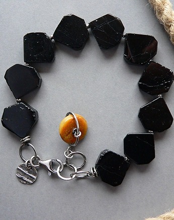 -czarny turmalin i bursztyn-, Emilia Woźniak