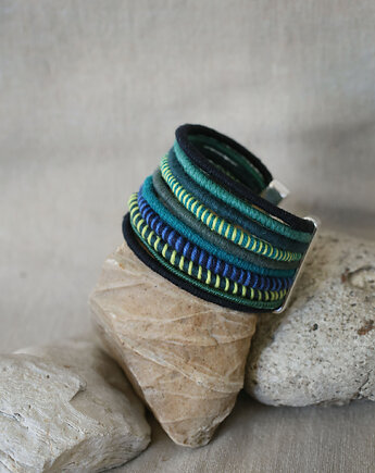 Bransoletka minimalistyczna ze sznurków, VZORKO