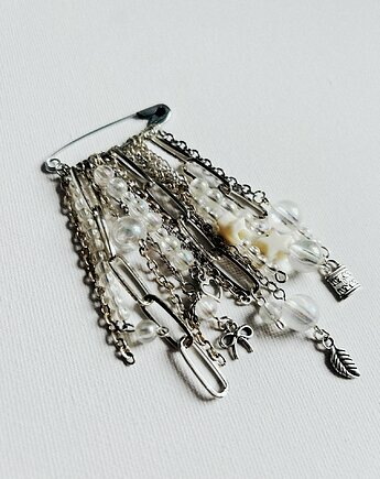 Broszka na agrafce  PEARLS Agrafka Studio, Natalia Puchalska