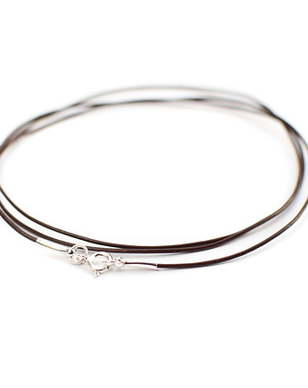 Brązowy rzemyk na szyję, Marisella