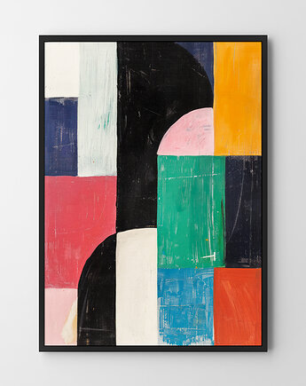 Plakat Abstrakcja malarska elegancka, HOG STUDIO