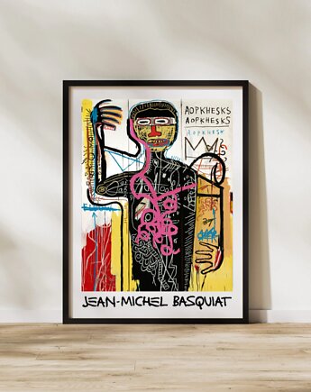 PLAKAT Basquiat street art graffiti poster sztuka uliczna 80, black dot studio