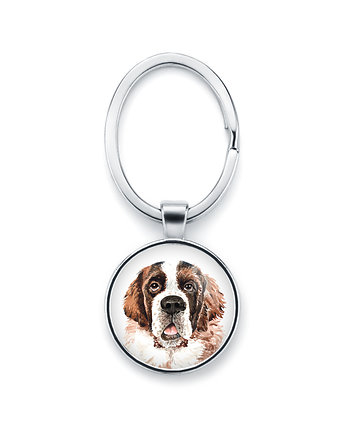 Brelok z grafiką SAINT BERNARD  rasowy pies, laluv