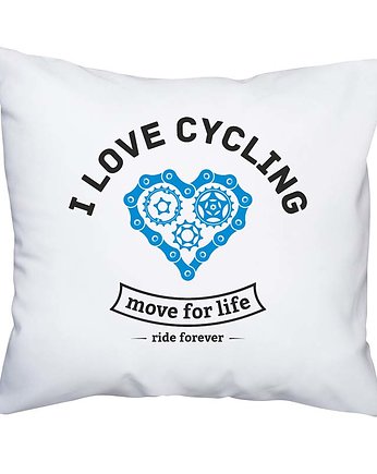 Poduszka.  I love cycling, studioixi