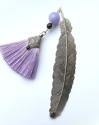 Elegancka zakładka - chalcedon i onyks, KEIT