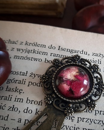 Zakładka z różą, Figa handmade accessories