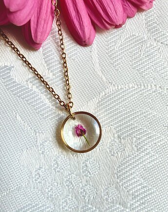 Minimalistyczny naszyjnik z żywicy , Blask Natury