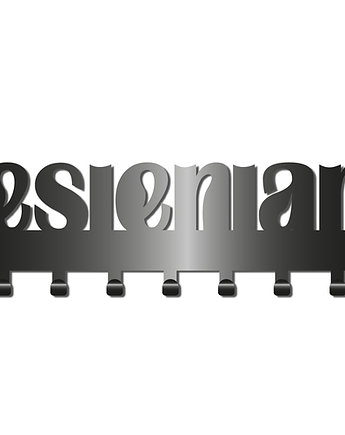 Nowoczesny Wieszak Z Kolekcji Simple Napis Jesieniara, K&M Design
