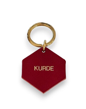 Brelok skórzany "Kurde", Boski Bajzel