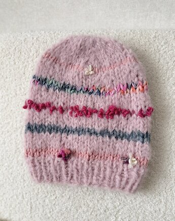 Różowa alpaka, SZYSZKA sztrykuje