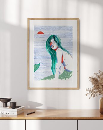Rusałka, 30x40 cm, JUST ILUST Justyna Małczak
