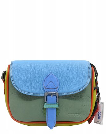 Listonoszka torebka damska skóra naturalna kolorowa oryginalna OLIVKA, Olivka Warsaw