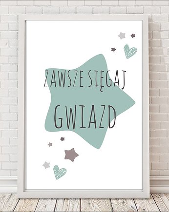 Plakat Zawsze sięgaj gwiazd, sielankowo