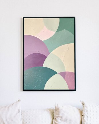 Plakat - Abstract circles 6, Harry Monkey