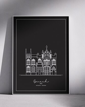 Plakat Architektura - Rzeszów - Gmach PKO, Peszkowski Graphic