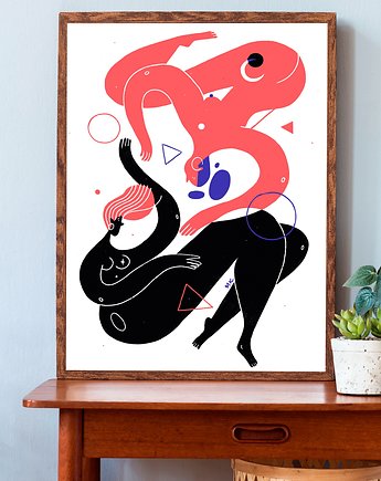 Plakat Universe dance light, Magdalena Kozlicka