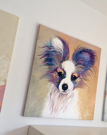 Obraz na płótnie 80x80 PAPILLON, Beata Jarecka