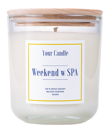 ŚWIECA SOJOWA WEEKEND W SPA 210ml- Your Candle, Your Candle